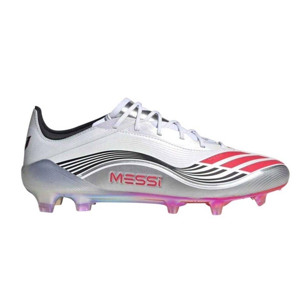Adidas Unisex Adult F50 Elite Firm Ground Football Boots / White/Red